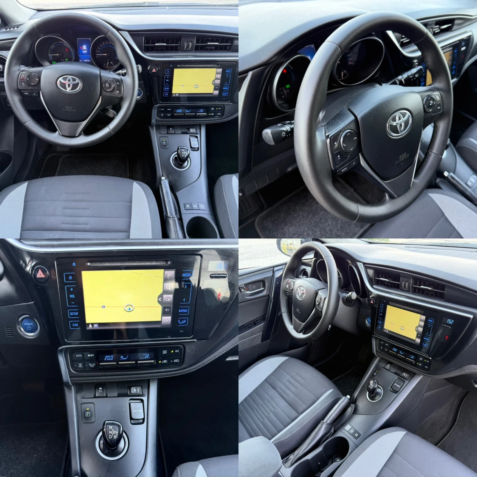 Toyota Auris 1.8 HYBRID / FACELIFT / NAVI / CAMERA / EURO 6B, снимка 14 - Автомобили и джипове - 54679620