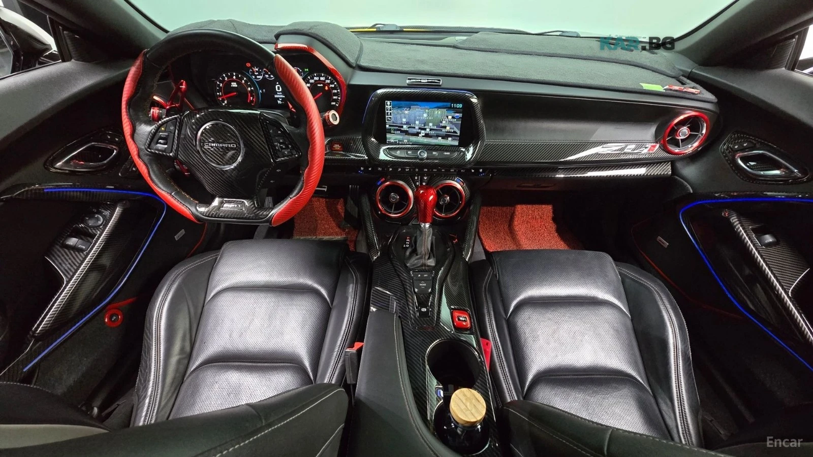 Chevrolet Camaro SS 6.2 V8* CARBON* КОЖА* ОБДУХВ* НАВИ* ПАНО, снимка 7 - Автомобили и джипове - 55331868