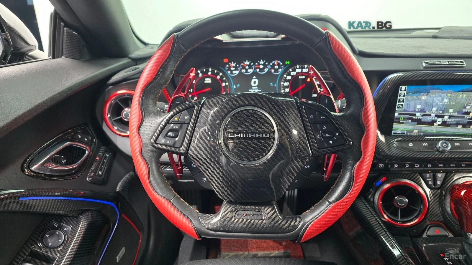 Chevrolet Camaro SS 6.2 V8* CARBON* КОЖА* ОБДУХВ* НАВИ* ПАНО, снимка 13 - Автомобили и джипове - 55331868