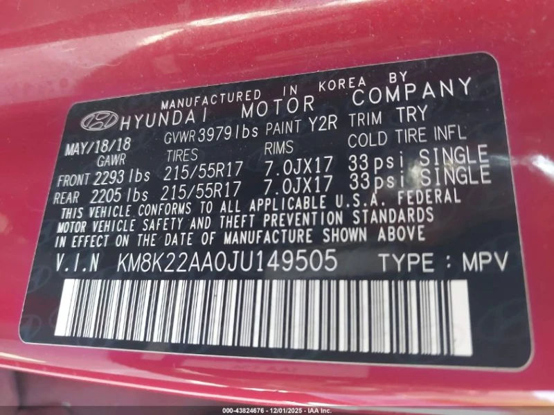 Hyundai Kona 2.0L I-4 DOHC, VVT, 147HP Front Wheel Drive, снимка 14 - Автомобили и джипове - 53042530