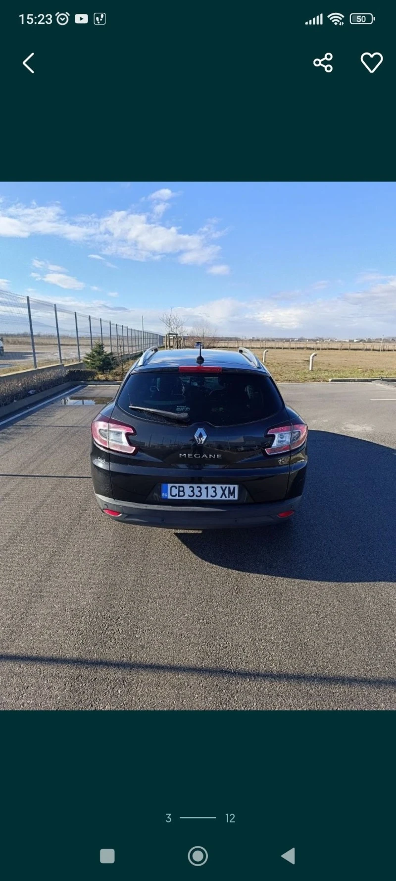 Renault Megane 3 1.9dci, снимка 6 - Автомобили и джипове - 47439814