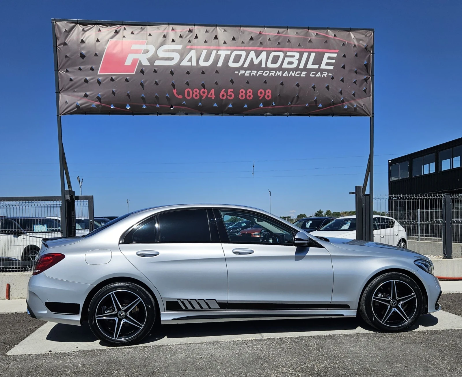 Mercedes-Benz C 220 AMG DESIGN Евро6 2017г, снимка 8 - Автомобили и джипове - 54649347