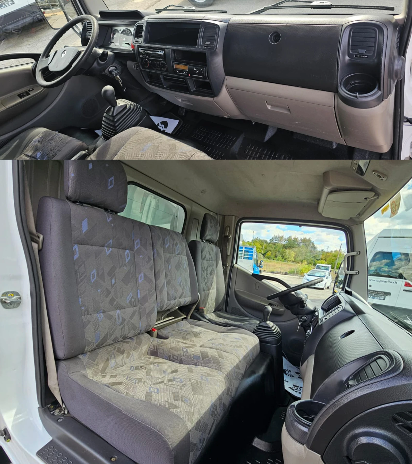 Renault Maxity 3.0D 6SP CH-БРЕЗЕНТ-ПАДАЩ БОРД-КЛИМАТИК-ЛИЗИНГ, снимка 12 - Бусове и автобуси - 56226839