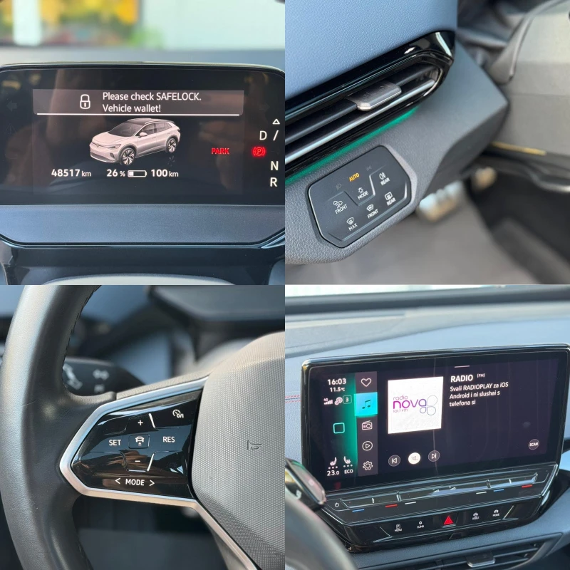 VW ID.4 * GTX* AWD* HEAD-UP* 360* ТЕРМОПОМПА* , снимка 12 - Автомобили и джипове - 52934636