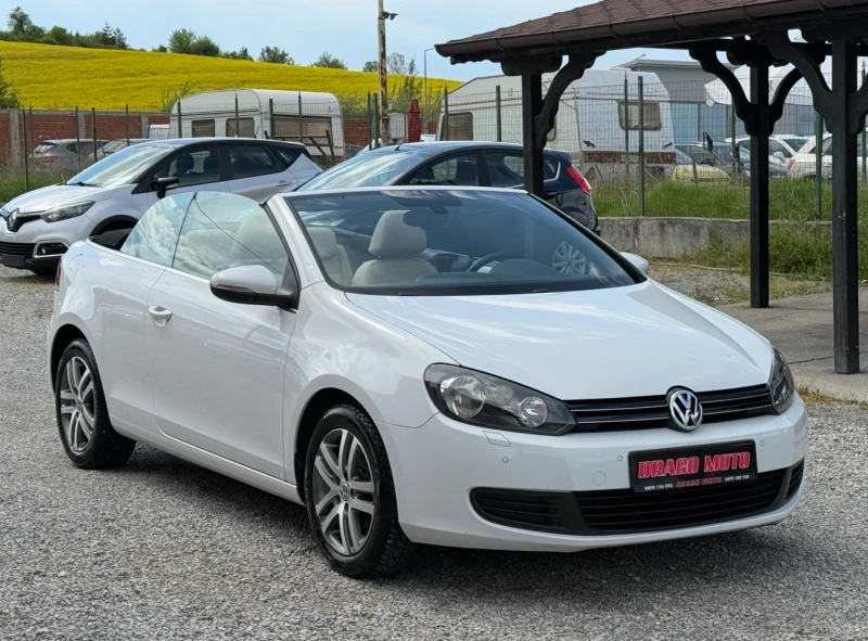 VW Golf 1.6TDi Кабрио, Климатроник, Кожен салон, Уникат! - 12950 лв. - 97416232 1