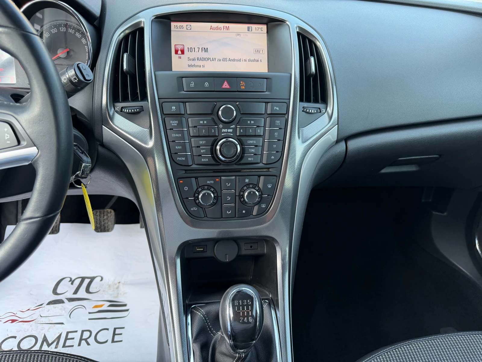 Opel Astra 1.7 CDTI COSMO FACE НАВИГАЦИЯ ПАРКТРОНИК КОЖА 6ск , снимка 12 - Автомобили и джипове - 53866067