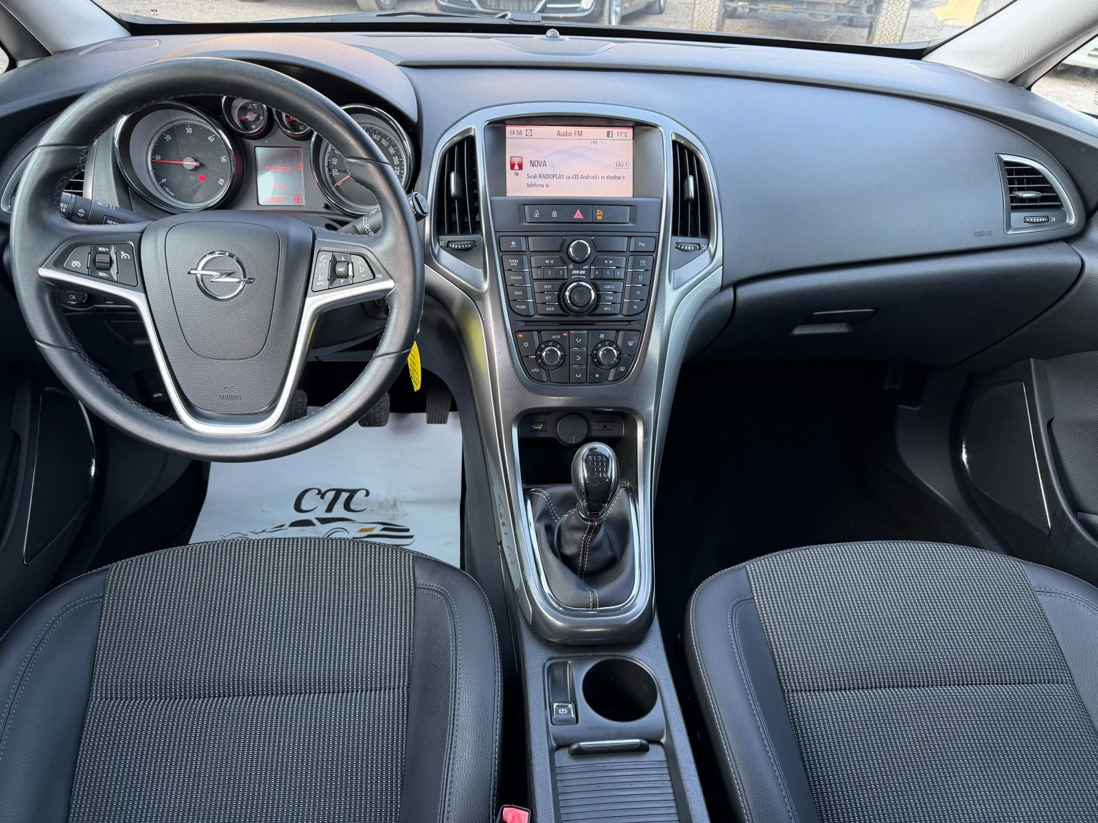 Opel Astra 1.7 CDTI COSMO FACE НАВИГАЦИЯ ПАРКТРОНИК КОЖА 6ск , снимка 9 - Автомобили и джипове - 53866067