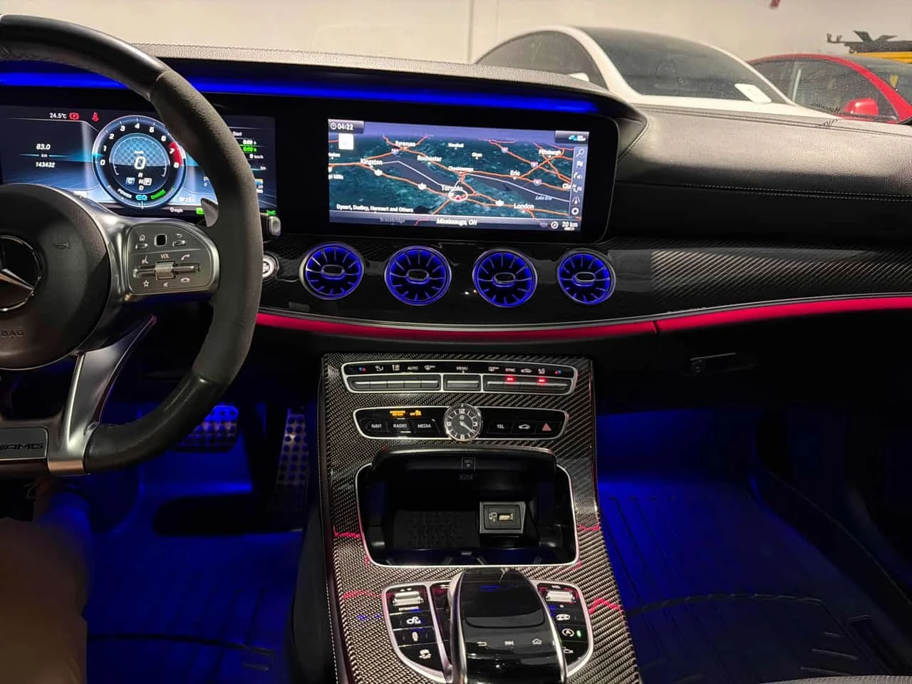 Mercedes-Benz E 53 AMG ДИСТРОНИК * 360 * BURMESTER * PANO * ОБДУХВАНЕ, снимка 9 - Автомобили и джипове - 55777842