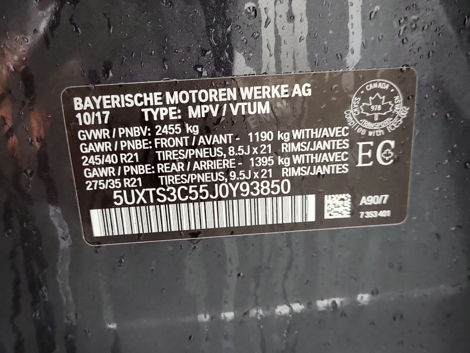 BMW X3 M40I С РЕГИСТРАЦИЯ & АВТО КРЕДИТ , снимка 14 - Автомобили и джипове - 53947576