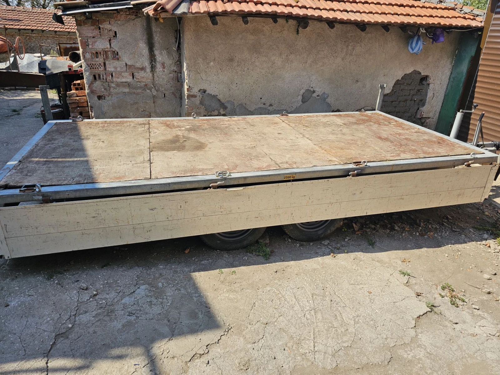 За автомобил Humbaur HT 2000, снимка 3 - Ремаркета - 56063525