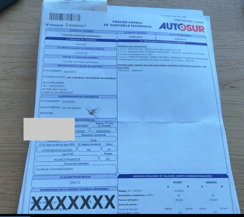 Peugeot 3008 1.6 HDI 120 k. c. Дистриник, Нави, сервизна истори, снимка 17 - Автомобили и джипове - 56126606