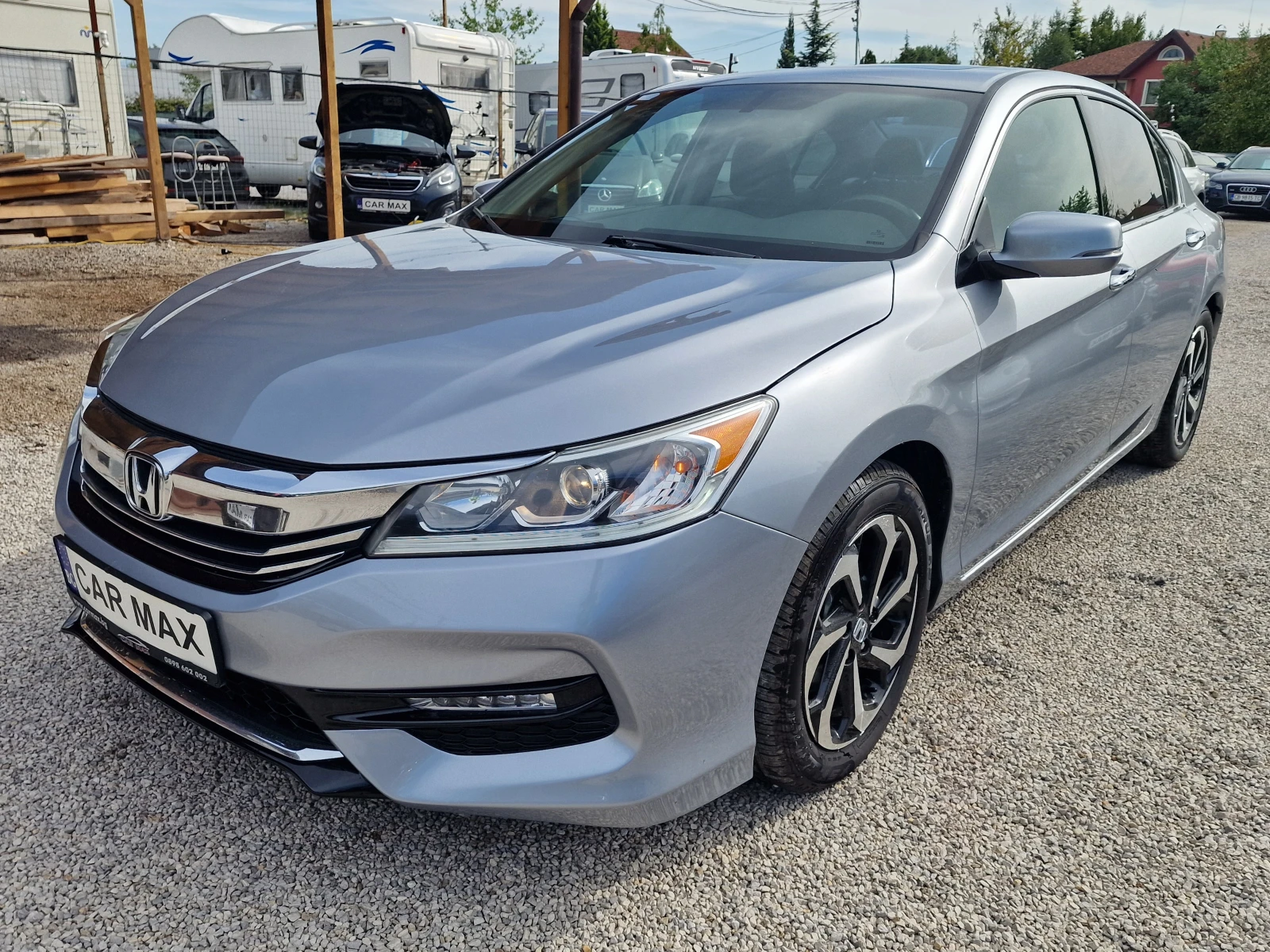 Honda Accord 3.5i-v6/Всички екстри!Лизинг - [1] 