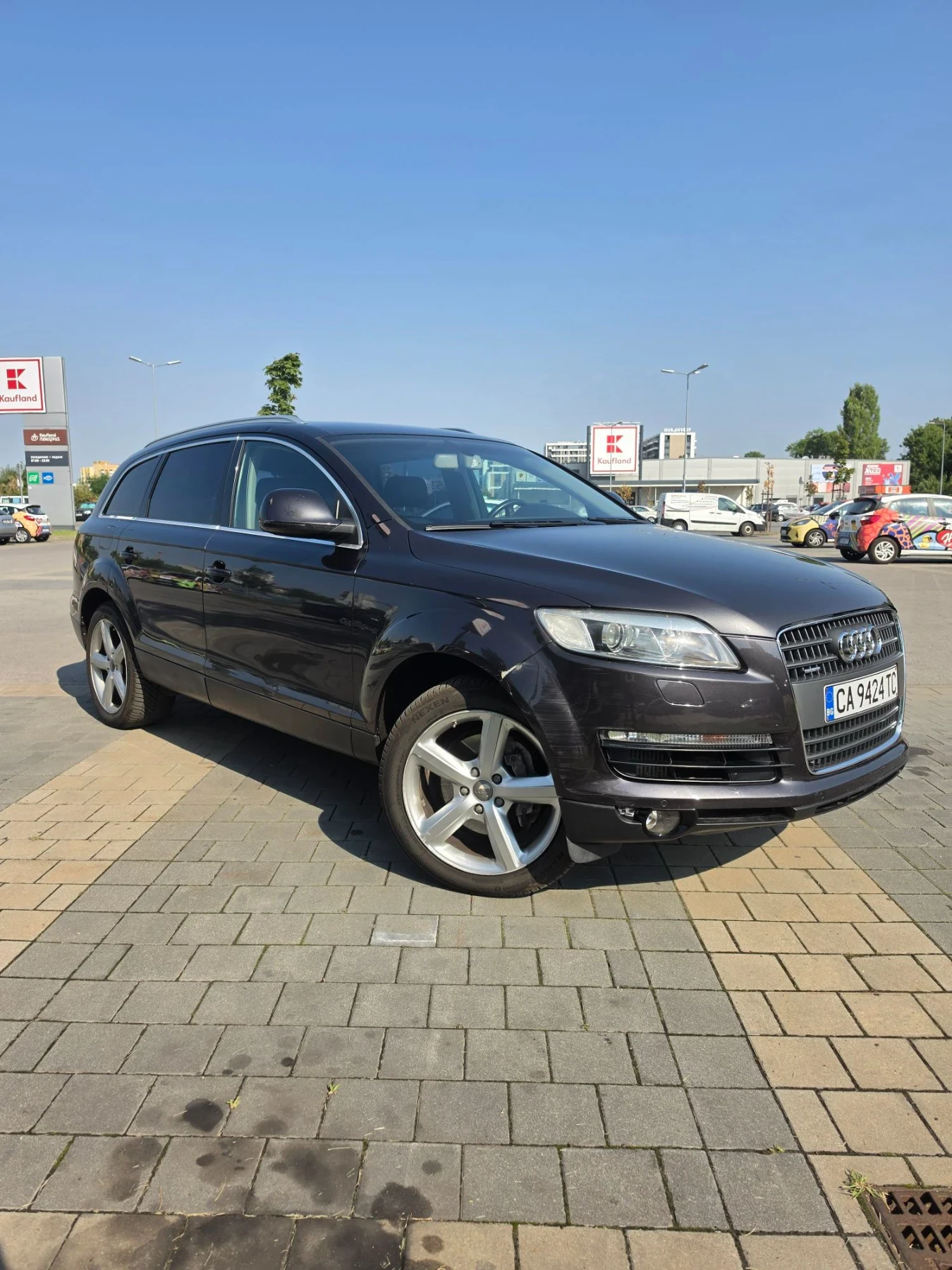 Audi Q7 3.0 TDI Реални КМ, купувана от България.