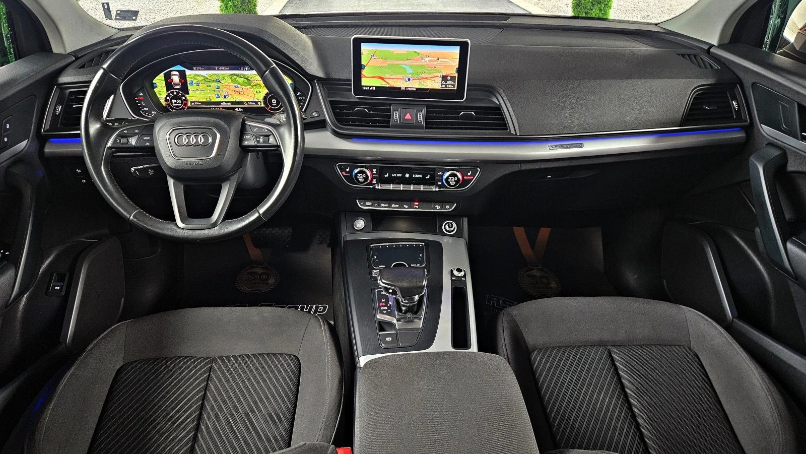 Audi Q5 2.0TFSI/САМОПАРКИРАНЕ/360CAMERA/ПОДГРЕВ/AMBIENT, снимка 9 - Автомобили и джипове - 56695599