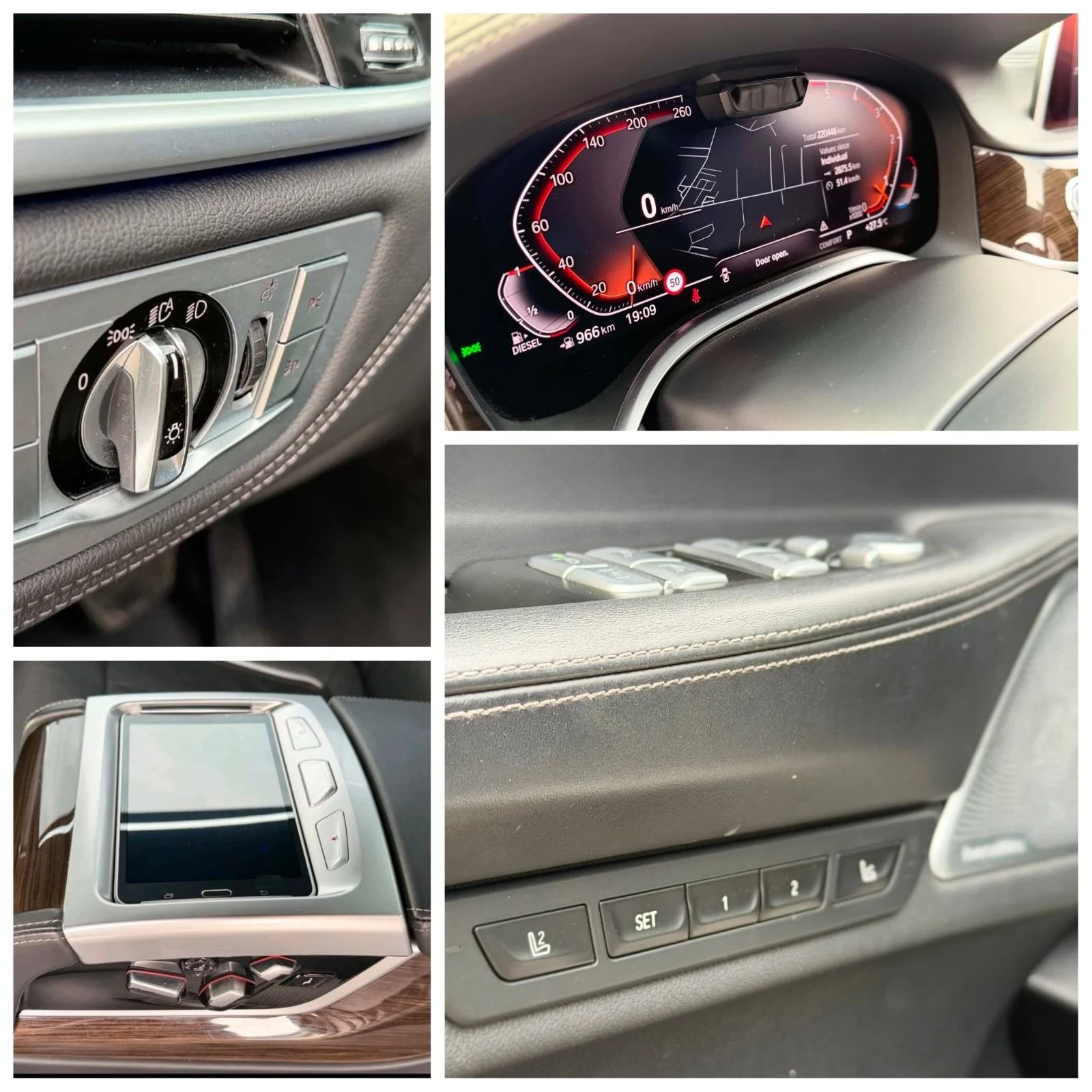 BMW 750 Lazer!Full black! Carbon core! , снимка 10 - Автомобили и джипове - 55421720