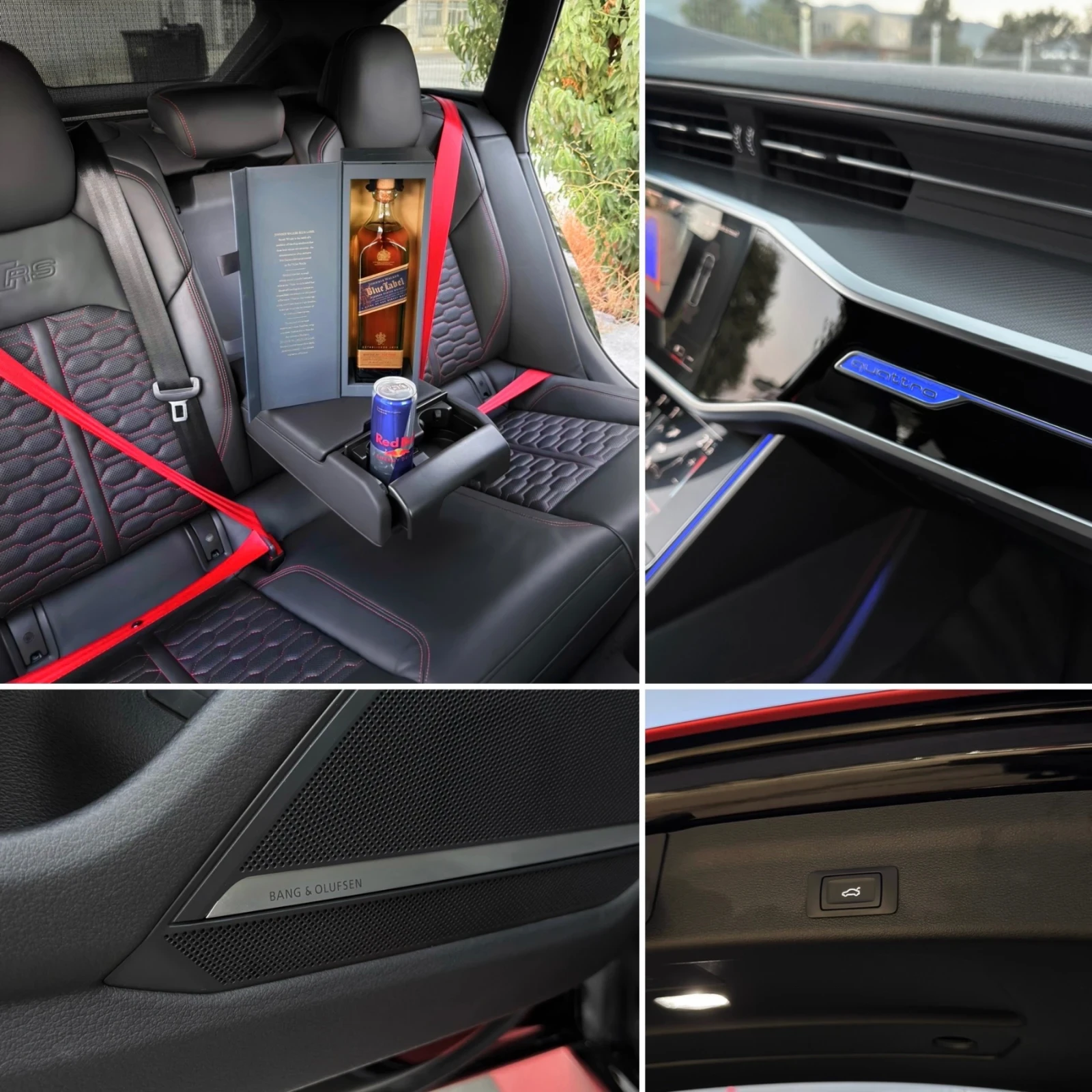 Audi Rs6 4.0 TFSI V8/ RED MATTE/ CERAMICA/ 22 zoll/ CAMERA, снимка 13 - Автомобили и джипове - 55550495