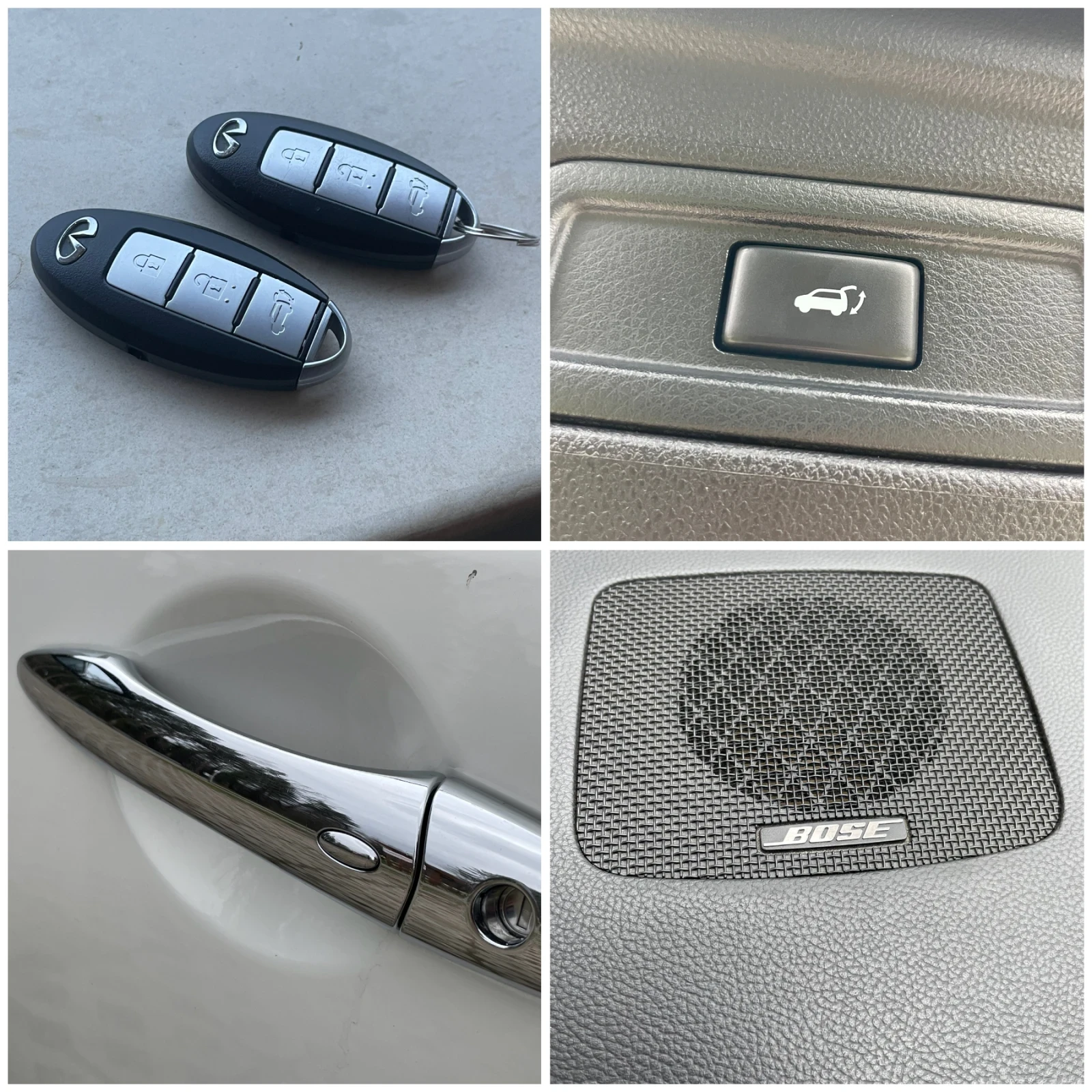 Infiniti QX70 FX30d* 360* distr* oduh* lane* , снимка 17 - Автомобили и джипове - 54640527