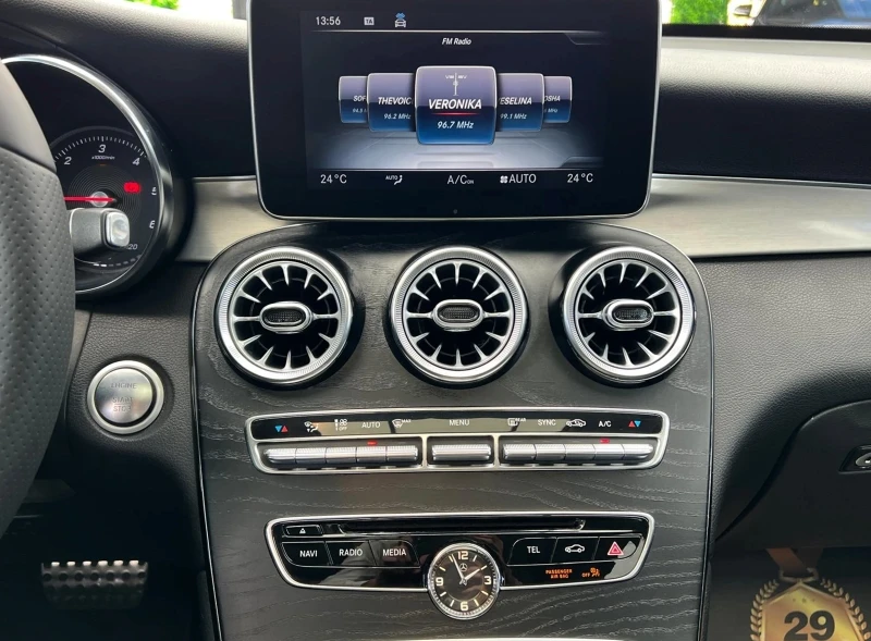 Mercedes-Benz GLC 250 AMG/COUPE/9G/GERMANY/CAMERA/ПОДГРЕВ/AMBIENT/LIZIN, снимка 11 - Автомобили и джипове - 52065361