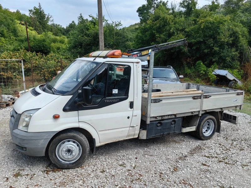 Ford Transit  2.4TDCI /КРАН HIAB !, снимка 1 - Бусове и автобуси - 46721687