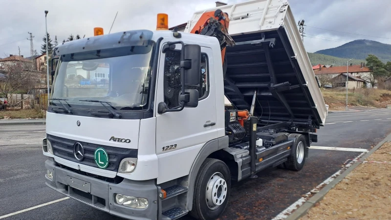 Mercedes-Benz Atego 1223 Самосвал с кран 