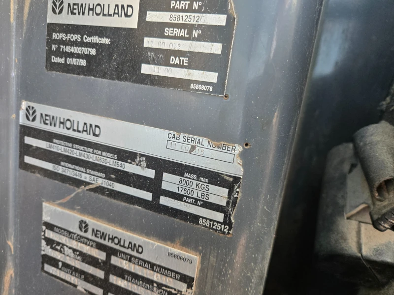 Телескопичен товарач New Holland LM 430 ATPTHC, снимка 4 - Селскостопанска техника - 52503265