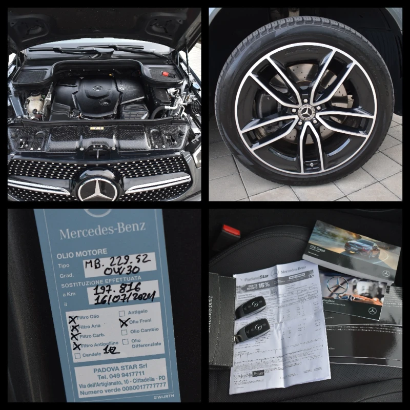 Mercedes-Benz GLE 400 D/COUPE/AMG Line/4Matic/Nitght Package/BURMASTER , снимка 17 - Автомобили и джипове - 47284884