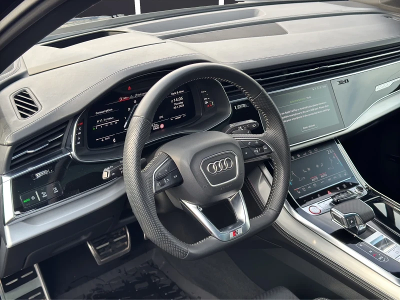 Audi SQ7 4.0TDI* 22* PANO* KEYLESS* DISTR* SPORT SEATS* , снимка 9 - Автомобили и джипове - 48905000