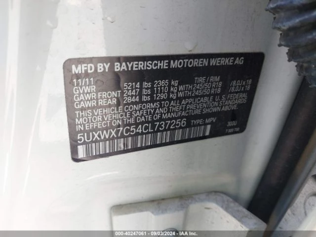 BMW X3 XDRIVE35I, снимка 16 - Автомобили и джипове - 47748414