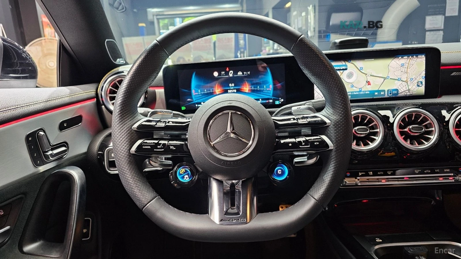 Mercedes-Benz CLA 45 S AMG* КОЖА* ПАНО* КАМЕРА* НАВИ, снимка 13 - Автомобили и джипове - 55212584