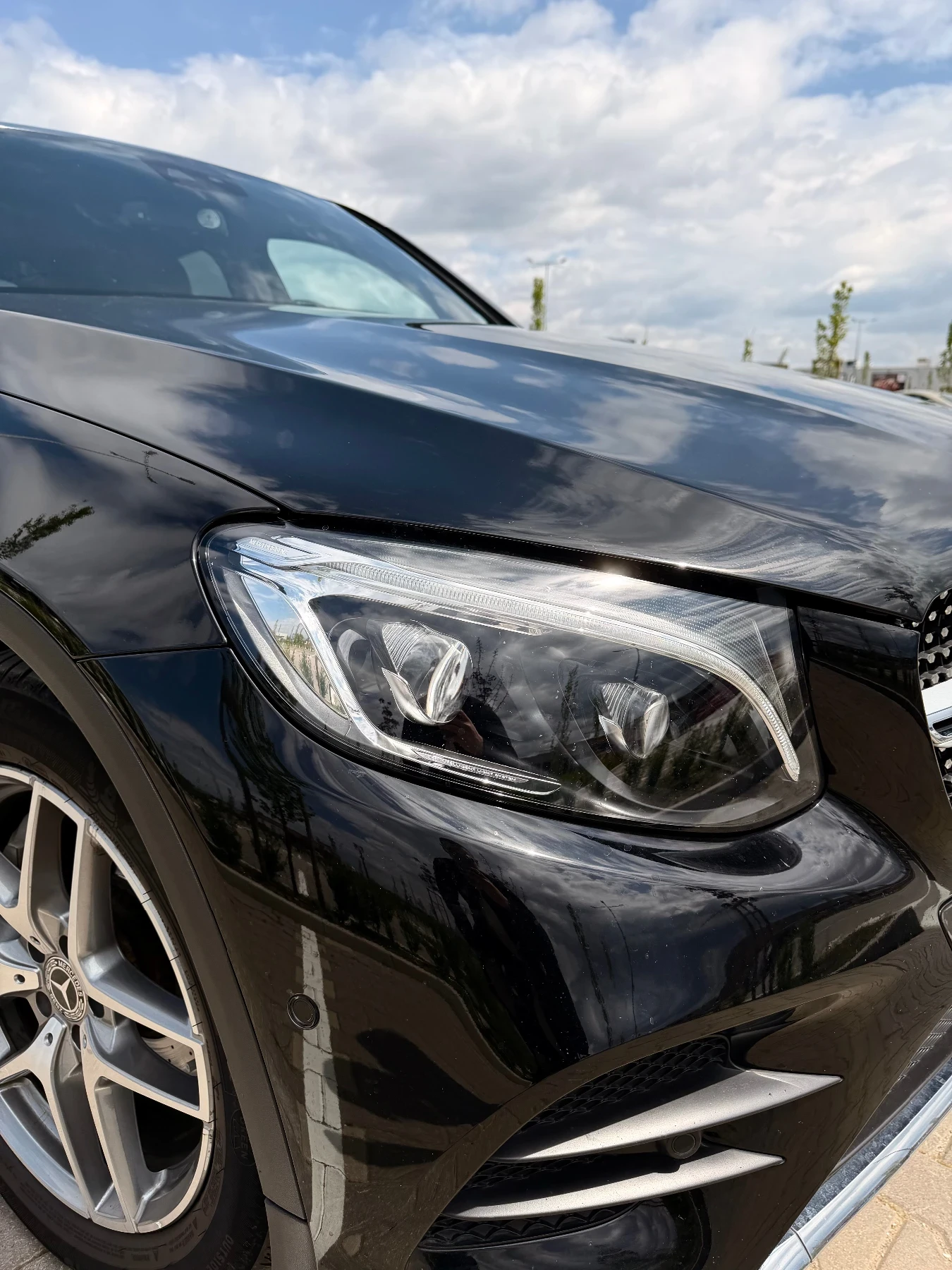 Mercedes-Benz GLC 250D 4MATIC AMG COUPE-BURMESTER-ПОДГРЕВ-ОБДУХВАНЕ, снимка 5 - Автомобили и джипове - 54804686