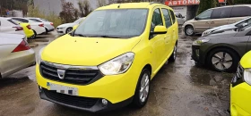Dacia Lodgy 1.6i-85кс.+ ЗаводскиГазИнж.-Боядисана за Такси, снимка 1