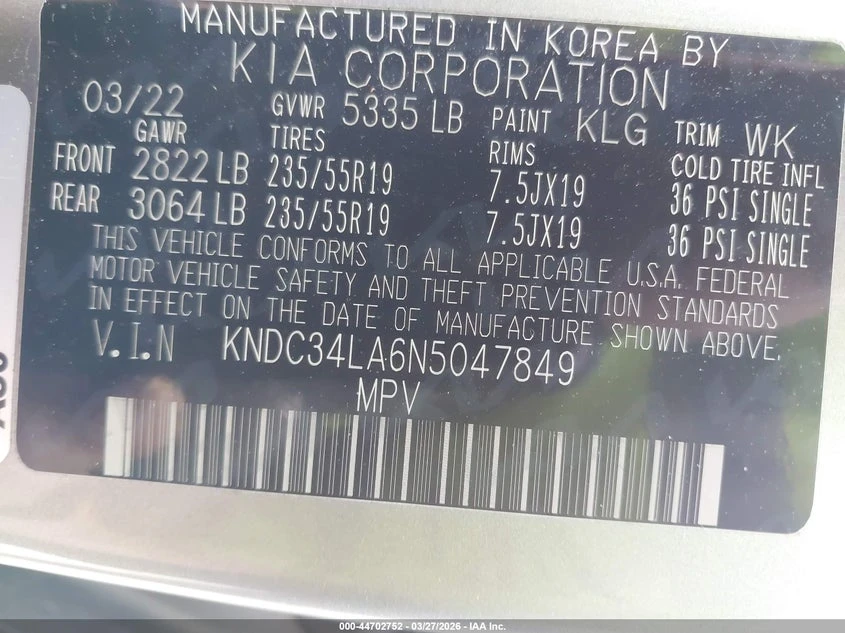 Kia EV6 Wind, снимка 9 - Автомобили и джипове - 54906591