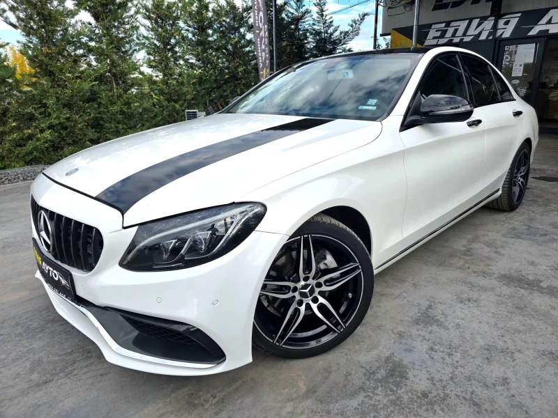 Mercedes-Benz C 220 D FULL AMG LINE BURMEISTER ЛИЗИНГ 100%, снимка 2 - Автомобили и джипове - 52283790