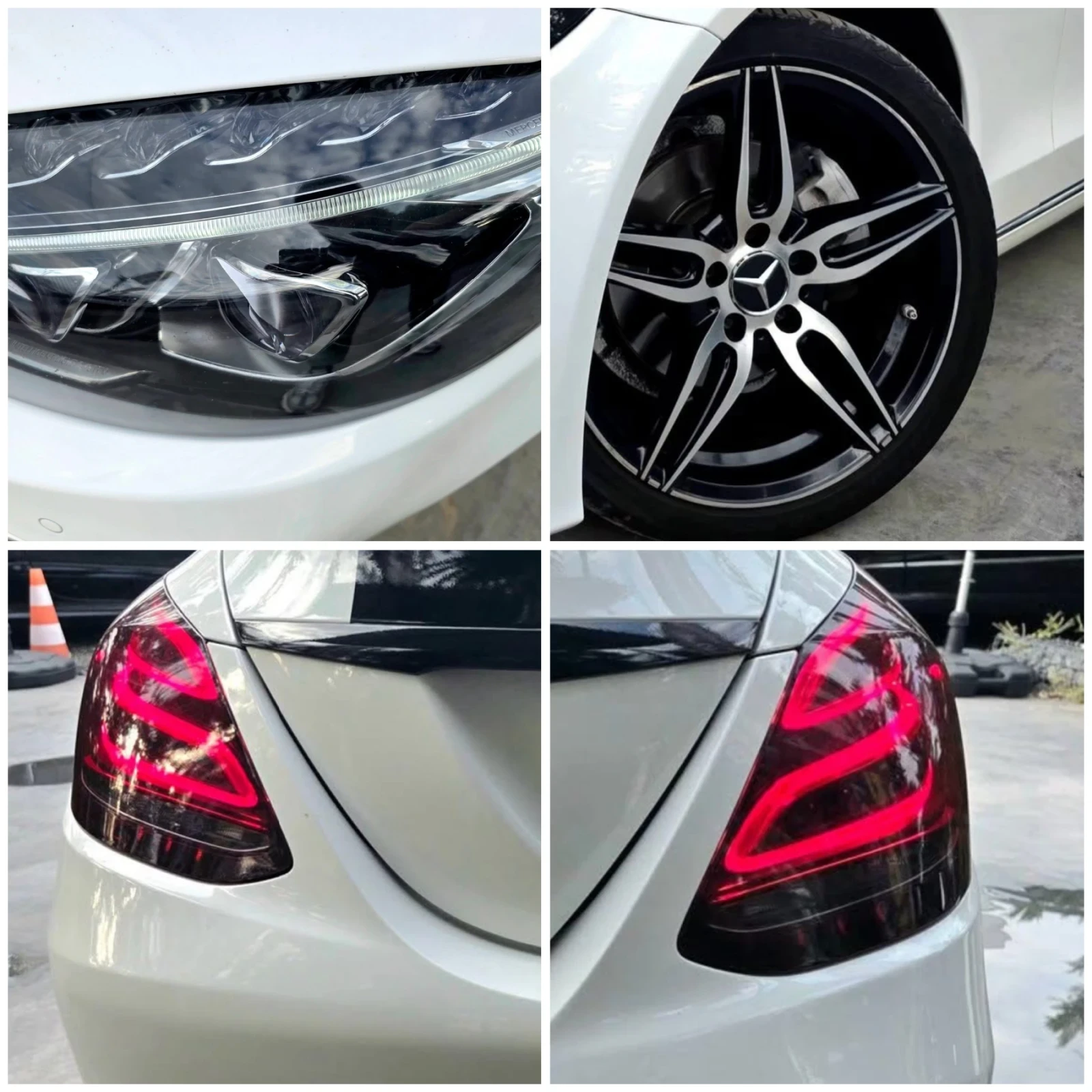 Mercedes-Benz C 220 D FULL AMG LINE BURMEISTER  100% | Mobile.bg   17