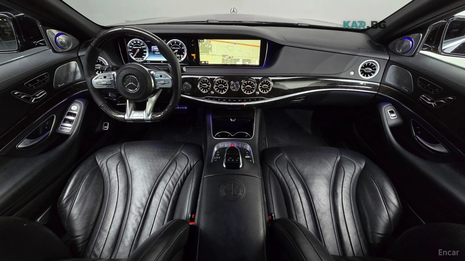 Mercedes-Benz S 63 AMG 4MATIC* КОЖА* ОБДУХВ* ПАНО* 360, снимка 5 - Автомобили и джипове - 55235921