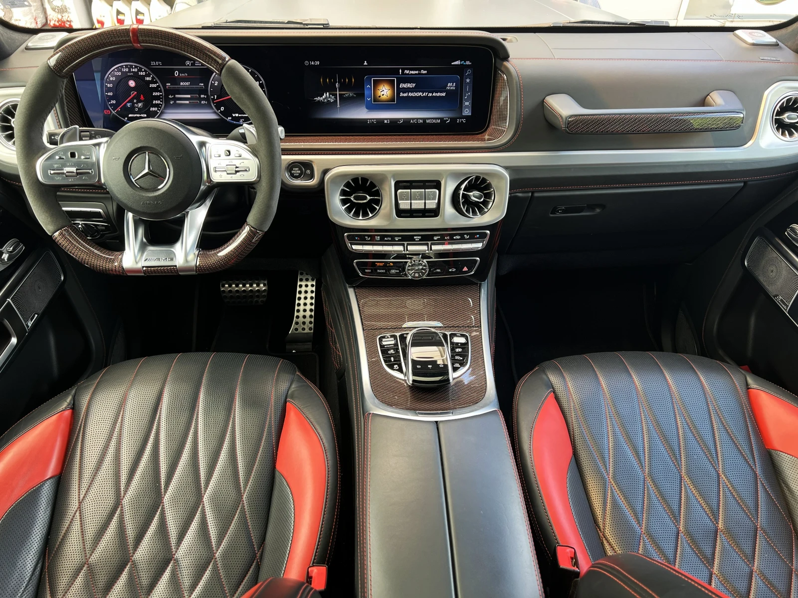Mercedes-Benz G 63 AMG / EDITION 1 / DESIGNO MAGNO / 360 / PANO / BURM / , снимка 12 - Автомобили и джипове - 54633525