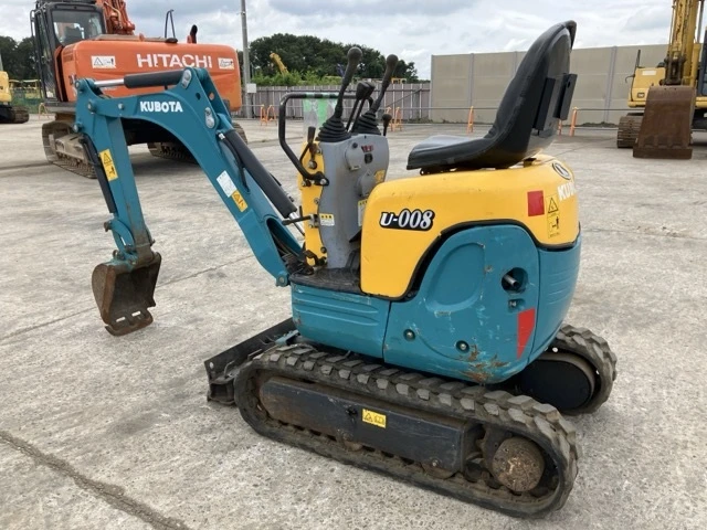 Багер Kubota U-008 * ЛИНИЯ * РАЗШИРЯЕМИ ВЕРИГИ * ОЧАКВАН 22.12., снимка 3 - Индустриална техника - 55804022