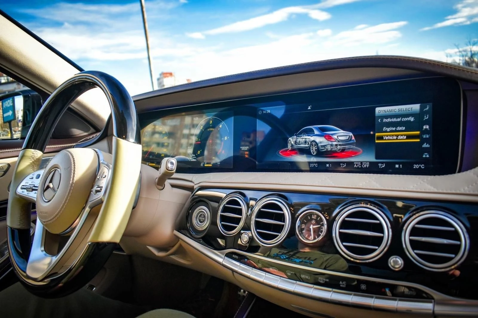 Mercedes-Benz S 400 D 4M 3xTV AMG Optic LONG Maybach Package Inside | Mobile.bg   13