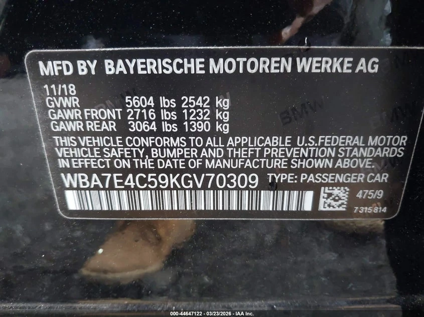 BMW 740 3.0l I xDrive, снимка 9 - Автомобили и джипове - 54066287