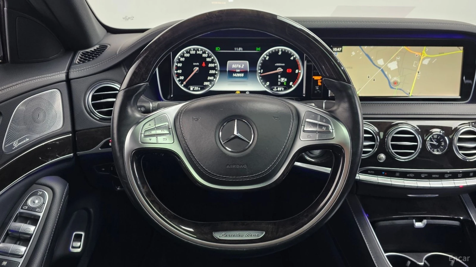 Mercedes-Benz S 350 4MATIC* КОЖА* ОБДУХВ* НАВИ* ПАНО, снимка 11 - Автомобили и джипове - 55421999