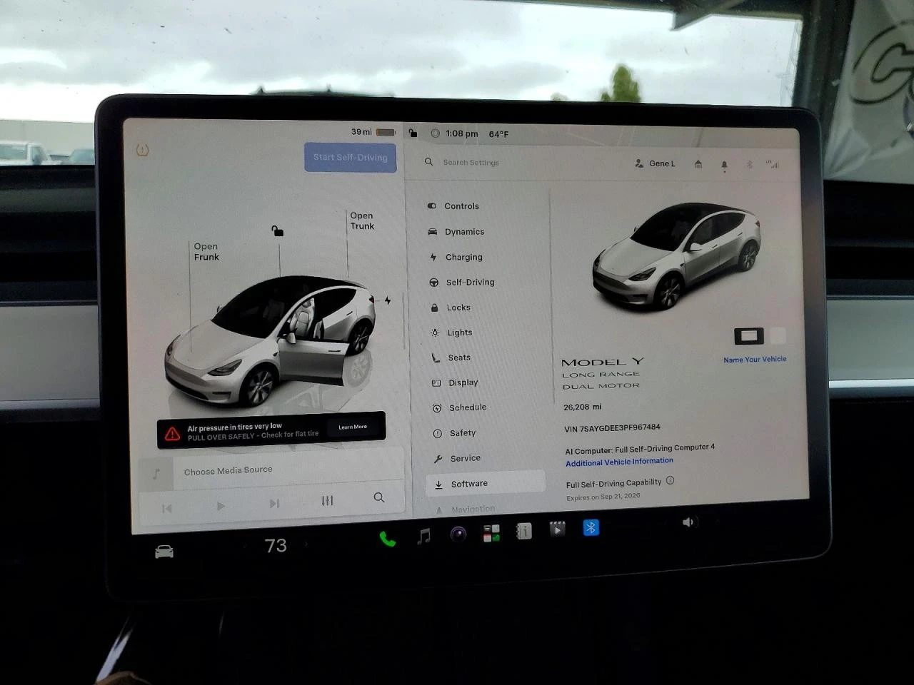 Tesla Model Y LONG RANGE DUAL MOTOR AWD ТЕРМОПОМПА* , снимка 9 - Автомобили и джипове - 56426667