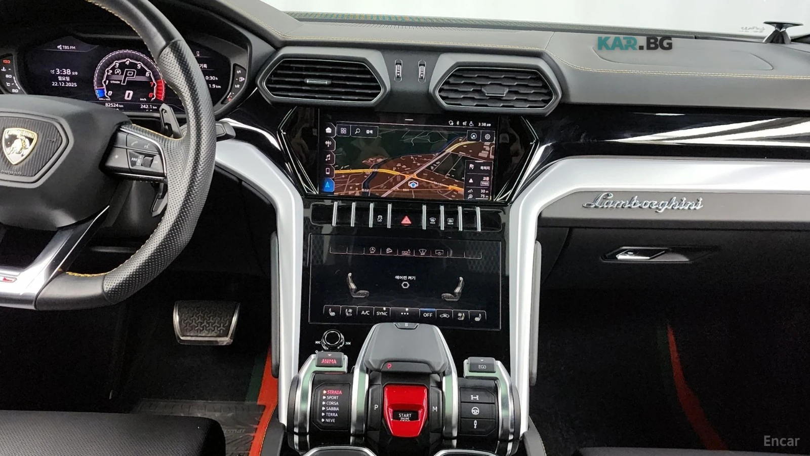 Lamborghini Urus * ПОДГРЕВ* ОБДУХВАНЕ* ПАНОРАМА* 360* HEAD-UP* TOP*, снимка 14 - Автомобили и джипове - 54893049