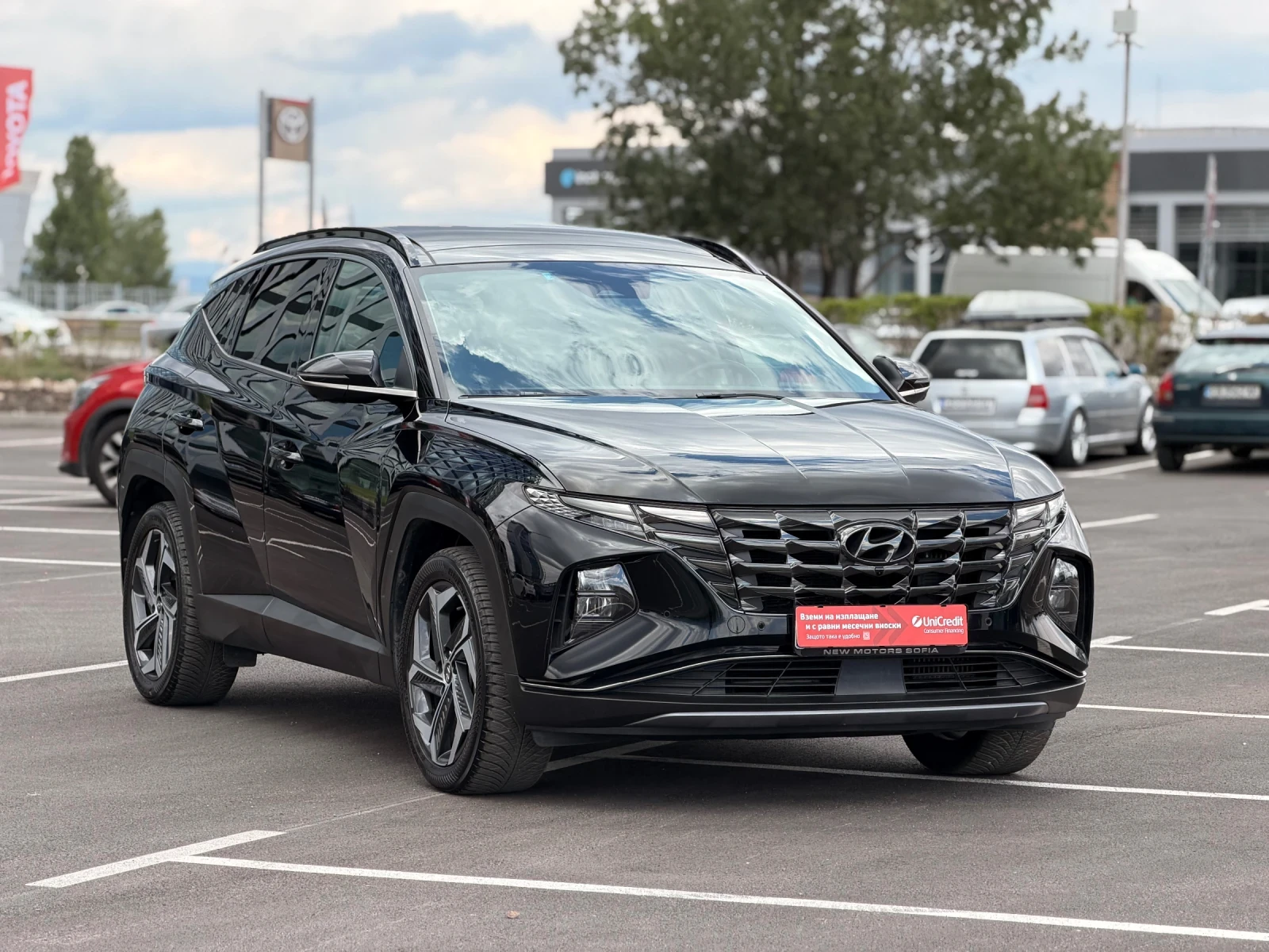 Hyundai Tucson 1.6Hybrid FULL Лизинг през Уникредит по 320 евро, снимка 3 - Автомобили и джипове - 54976636
