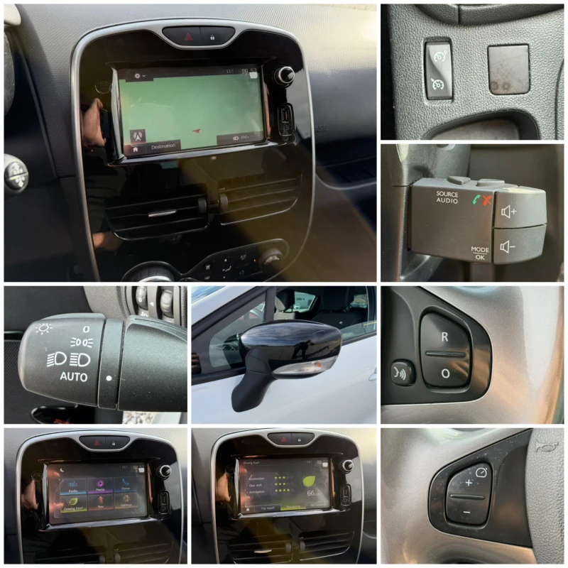Renault Clio LIMITED 1.2i 16V NAVI EURO 6 TUV COC SERVICE BOOK, снимка 14 - Автомобили и джипове - 52597600