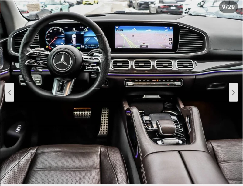 Mercedes-Benz GLS 450 BURMESTER* ОБДУХВАНЕ* 360КАМЕРА* LANE* ASSIST* ПАН, снимка 7 - Автомобили и джипове - 52934479