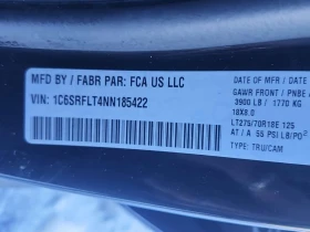 Dodge RAM 1500 REBEL CREW CAB SHORT BED/CARFAX/ПОДГРЕВИ - 33350 € / 65226.93 лв. - 85502376 17