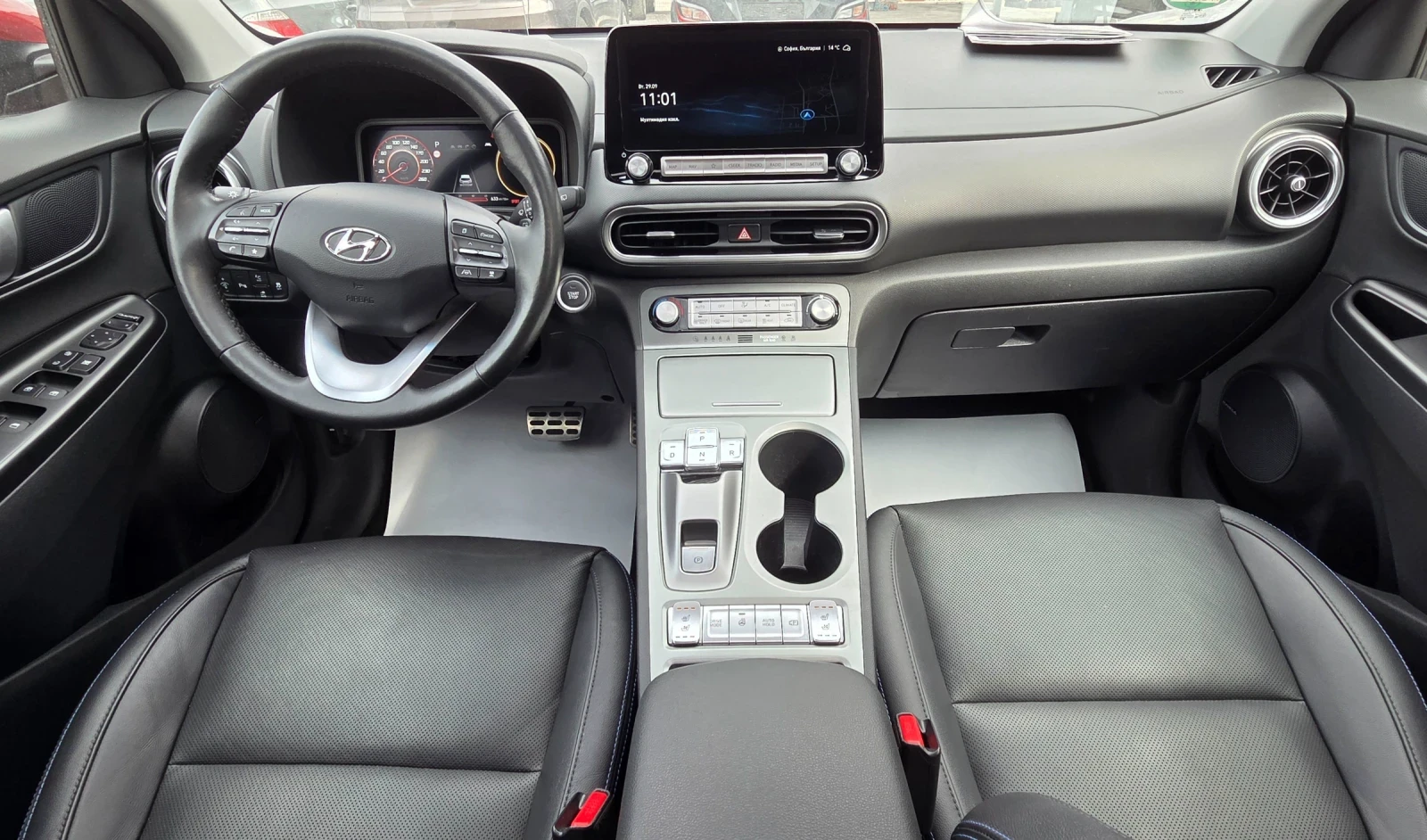 Hyundai Kona SOH100%Premium/Гаранция, снимка 13 - Автомобили и джипове - 56267839