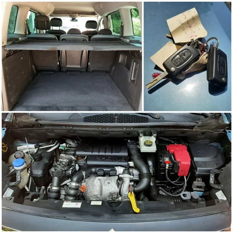 Citroen Berlingo 1.6HDi 2ключа ДВУЗОНОВ КЛИМАТРОНИК ПАРКТРОНИК, снимка 12 - Автомобили и джипове - 51052703