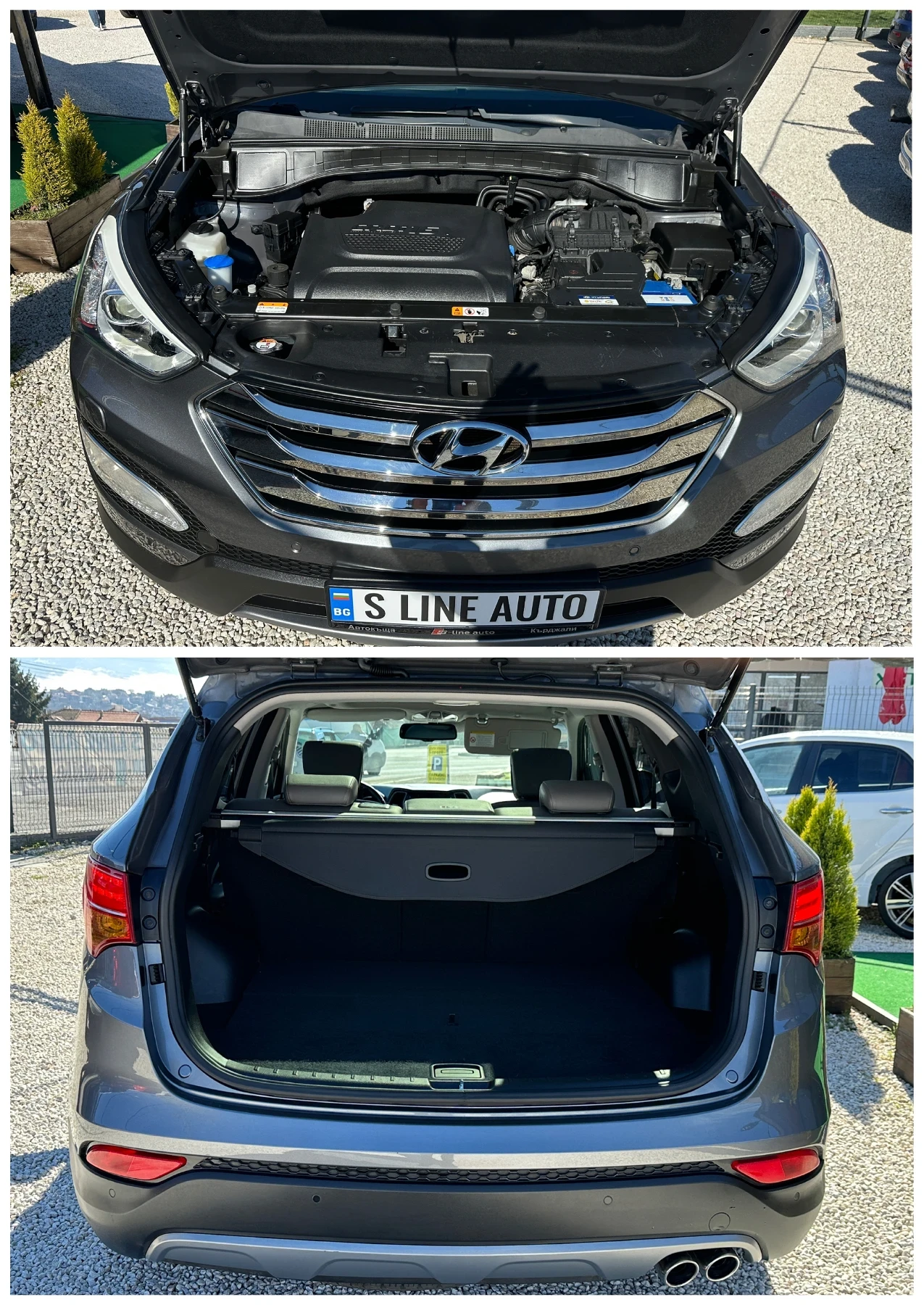 Hyundai Santa fe Premium* 4WD* Панорама* Камера* Xenon* , снимка 15 - Автомобили и джипове - 53558294