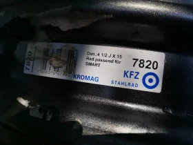 Джанти за Smart Fortwo, снимка 8 - Гуми и джанти - 47959513